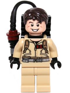 LEGO Minifigure-Dr. Raymond (Ray) Stantz - with Proton Pac-LEGO Ideas (CUUSOO) / Ghostbusters-GB003-Creative Brick Builders